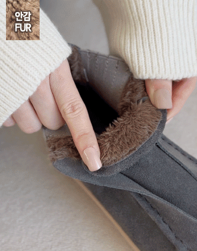 [소가죽&밍크털] 인생 하이탑 2cm (1111H12)