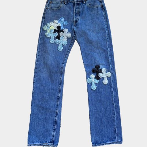 리바이스 501 3D 크로스 니트 모티프 팬츠