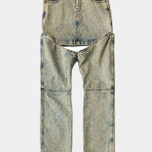 탈부착 가능한 레그 미니 스커트